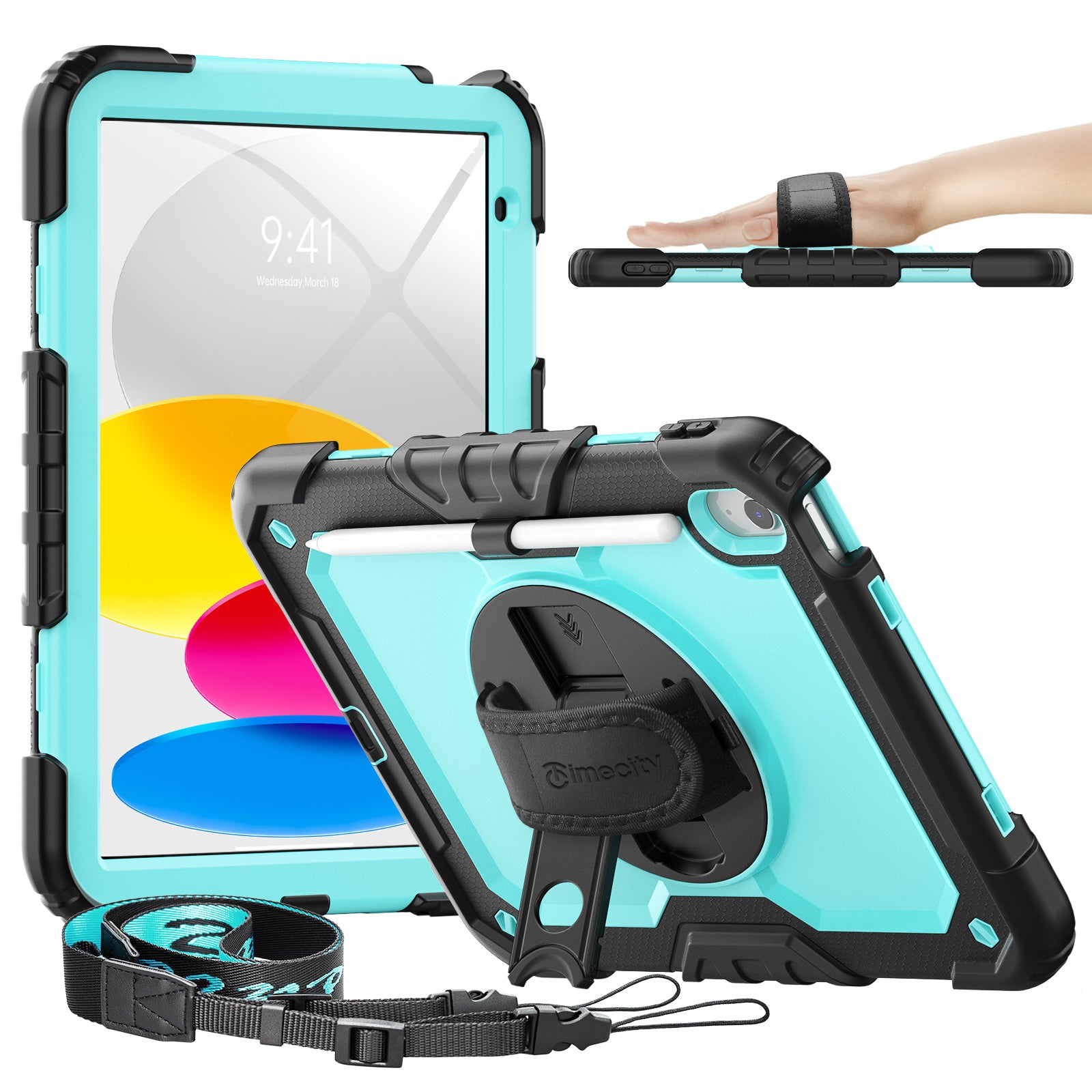 iPad (A16/11th Gen) 11 Inch 2025 & iPad (10th Gen) 10.9 Inch 2022 Case-Tough series-Timecity